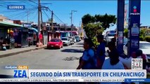 Chilpancingo se queda sin transporte público por segundo día