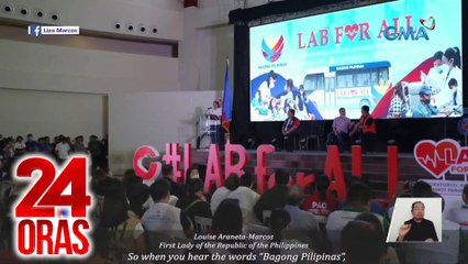 'Di na uso ang paninira, pambabatikos ayon kay First Lady Araneta-Marcos | 24 Oras