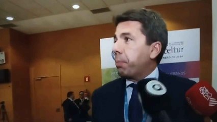 Una cámara caza la queja de Mazón a la tele valenciana: "Me dejáis siempre para después de los anuncios"