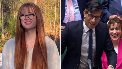 Télécharger la video: Sunak faces backlash for PMQs transgender ‘joke’ as Brianna Ghey’s mother sits in gallery