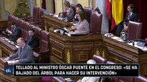 Tellado al ministro Óscar Puente en el Congreso: «Se ha bajado del árbol para hacer su intervención»