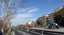 La Tractorada Nacional empieza a tomar diferentes ciudades: Los tractoristas llegan a Barcelona