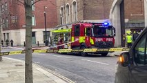Old Bailey: smoke seen pluming near London court as 'explosions' heard nearby