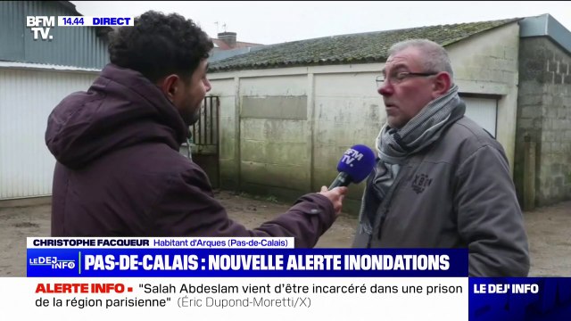Risque d'inondations dans le Pas-de-Calais: On a déjà subi deux crues déplore un habitant d'Arques