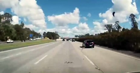 Grosse colère en voiture qui termine mal