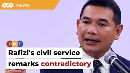 Rafizi's civil service remarks at odds with govt's plans, says ex-deputy minister