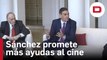 Sánchez compra un aplauso que ya tenía: promete más ayudas al cine español a tres días de los Goya 2024