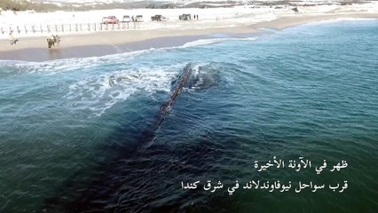 ظهور حطام سفينة من القرن التاسع عشر قرب نيوفاوندلاند