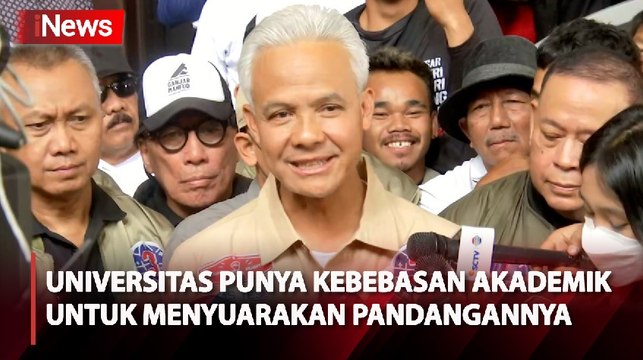 Ganjar Pranowo: Universitas Punya Kebebasan Akademik untuk Menyuarakan Pandangannya