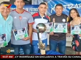Atletas de Fútbol del Edo. Portuguesa recibieron reconocimientos por parte de autoridades deportivas