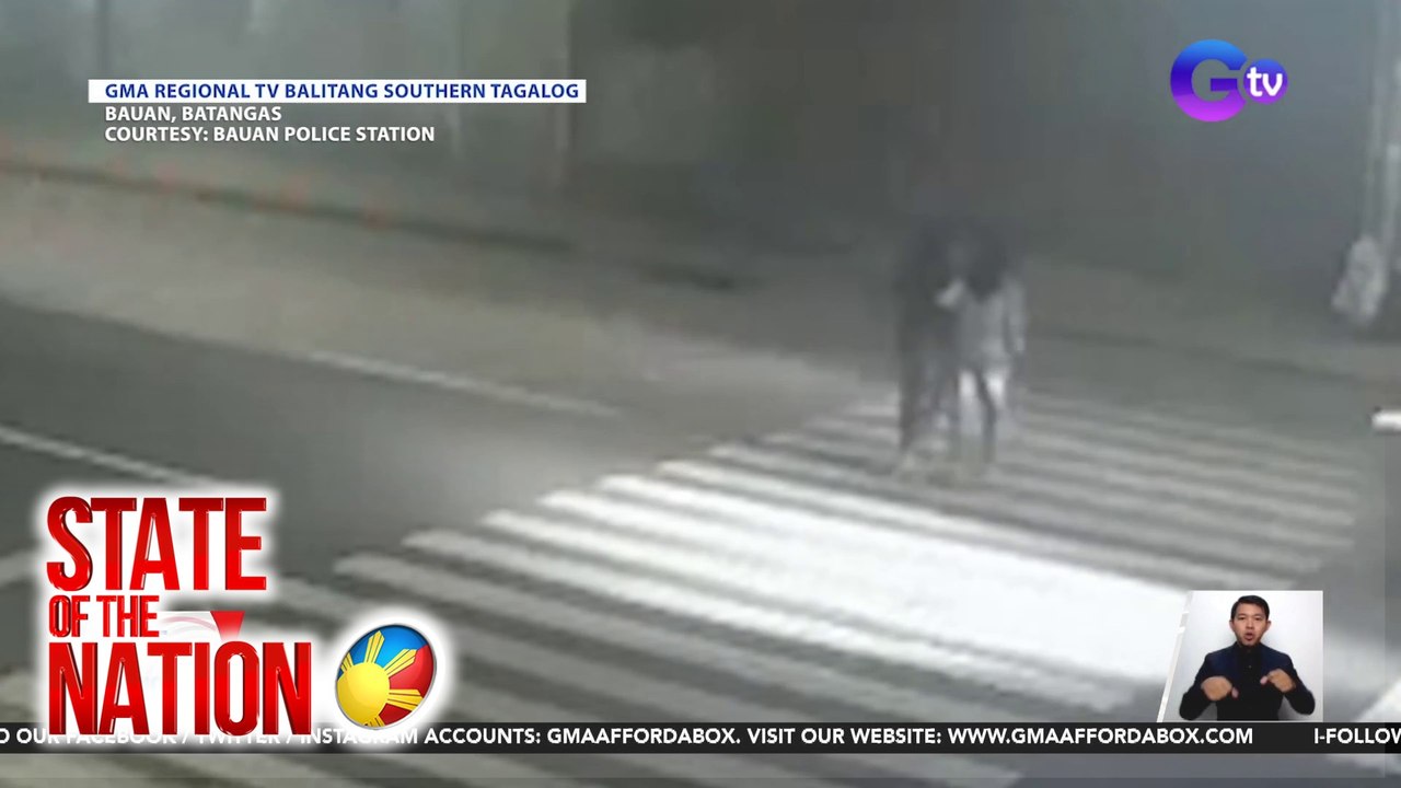 Dalawang babaeng tumatawid, nasalpok ng motorsiklo; 1 patay, 1 sugatan | SONA