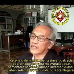 Undang-Undang Nomor 21 Tahun 2023, Tentang: Ibu Kota Negara di Provinsi Kalimantan Timur Sangat Diskriminatif Karena Implementasinya Tidak Melindungi Masyarakat Adat, Sehingga Pemicu Konflik Agraria Potensial Berkepanjangan di Masa Mendatang