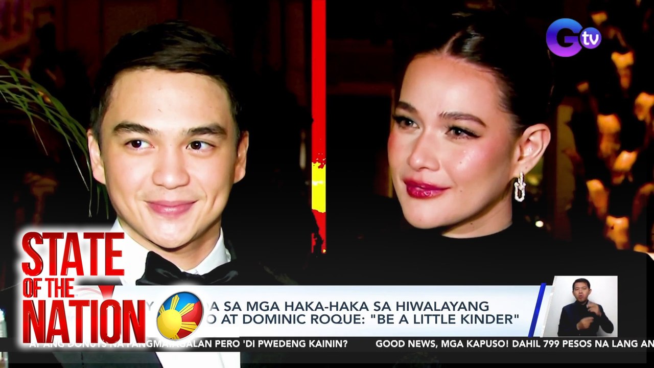 Boy Abunda sa mga haka-haka sa hiwalayang Bea Alonzo at Dominic Roque: "Be a little kinder" | SONA