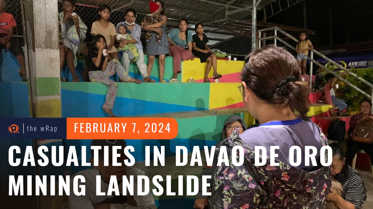 At least 6 dead, 46 missing in Davao de Oro mining village landslide 