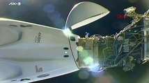 Astronot Gezeravcı'yı taşıyan Dragon kapsülü Uzay İstasyonu'ndan ayrıldı