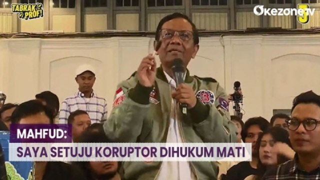 Komitmen Berantas Korupsi, Mahfud: Saya Setuju Koruptor Dihukum Mati