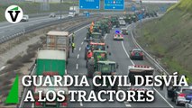 La Guardia Civil desaloja a los agricultores en Illescas