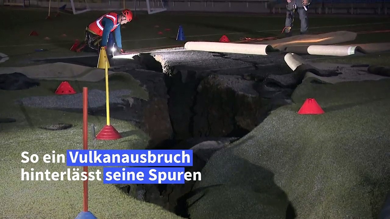 Island: Vulkanausbruch hinterlässt tiefe Spuren