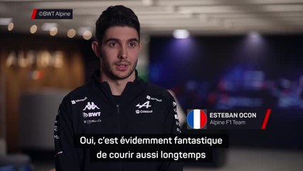 Alpine - Ocon : "Fantastique de courir aussi longtemps avec une équipe aussi prestigieuse"