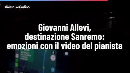 Giovanni Allevi, destinazione Sanremo: emozioni con il video del pianista