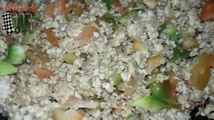 فراخ مفرومة معصجة دايت بدون أي دهون ❤ حشوة لذيذة