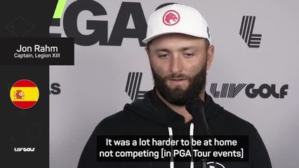 Rahm 'emotional' but has no regrets switching PGA Tour for LIV