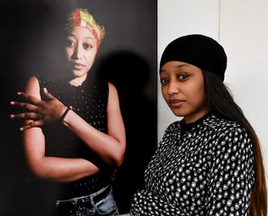 Dudley College students exhibition on refugees is now on display at The Archives building, Dudley.