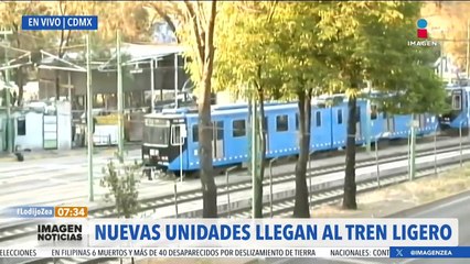 Llegan dos nuevas unidades al Tren Ligero de la CDMX