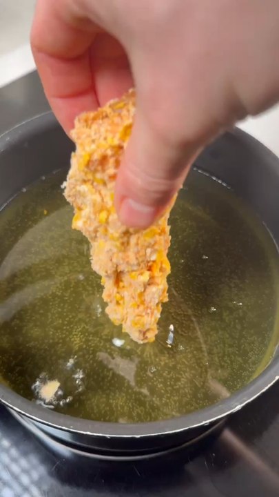 POULET CROUSTILLANT PANURE DU FUTUR #chicken #poulet #panure #croustillant #kfc #pouletfrit #cuisine #recette #recipe #recipes #technique #chef