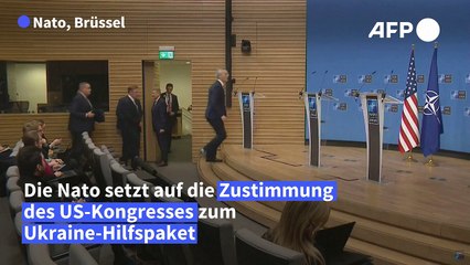 Nato setzt auf Ja der USA zu Ukraine-Milliarden