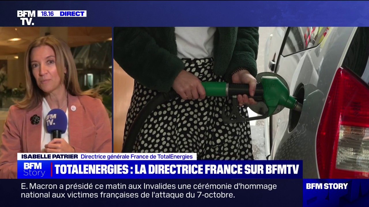 Bénéfice record de TotalEnergies: "Ça va nous permettre d'accompagner tous les territoires dans leurs investissements et leur transition", affirme sa directrice générale en France, Isabelle Patrier