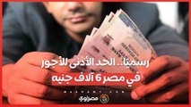 رسميًا.. الحد الأدنى للأجور في مصر 6 آلاف جنيه