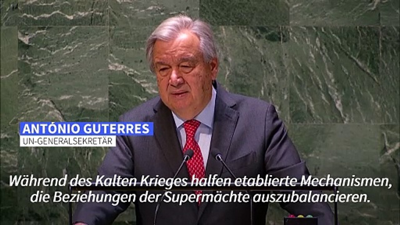 UN-Chef: Die Welt tritt in 'Ära des Chaos' ein