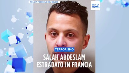 下载视频: Terrorismo, estradato in Francia Salah Abdeslam, uno degli stragisti di Parigi di novembre 2015