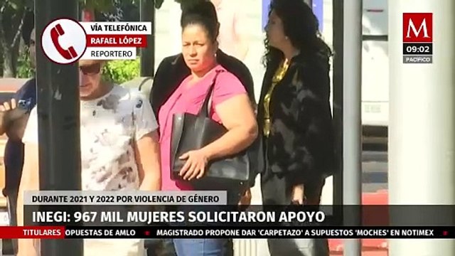 Según el Inegi, 978 mil mujeres piden ayuda por violencia de género
