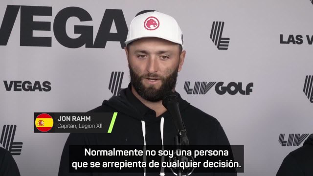 Jon Rahm: No estoy arrepentido del cambio. Me gustaría jugar el Open de España