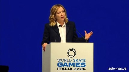 Meloni: l'Italia ? all'altezza di grandi eventi sportivi, dobbiamo credere in noi
