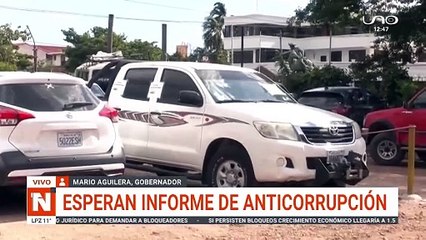 Gobernador interino se refiere al caso camioneta