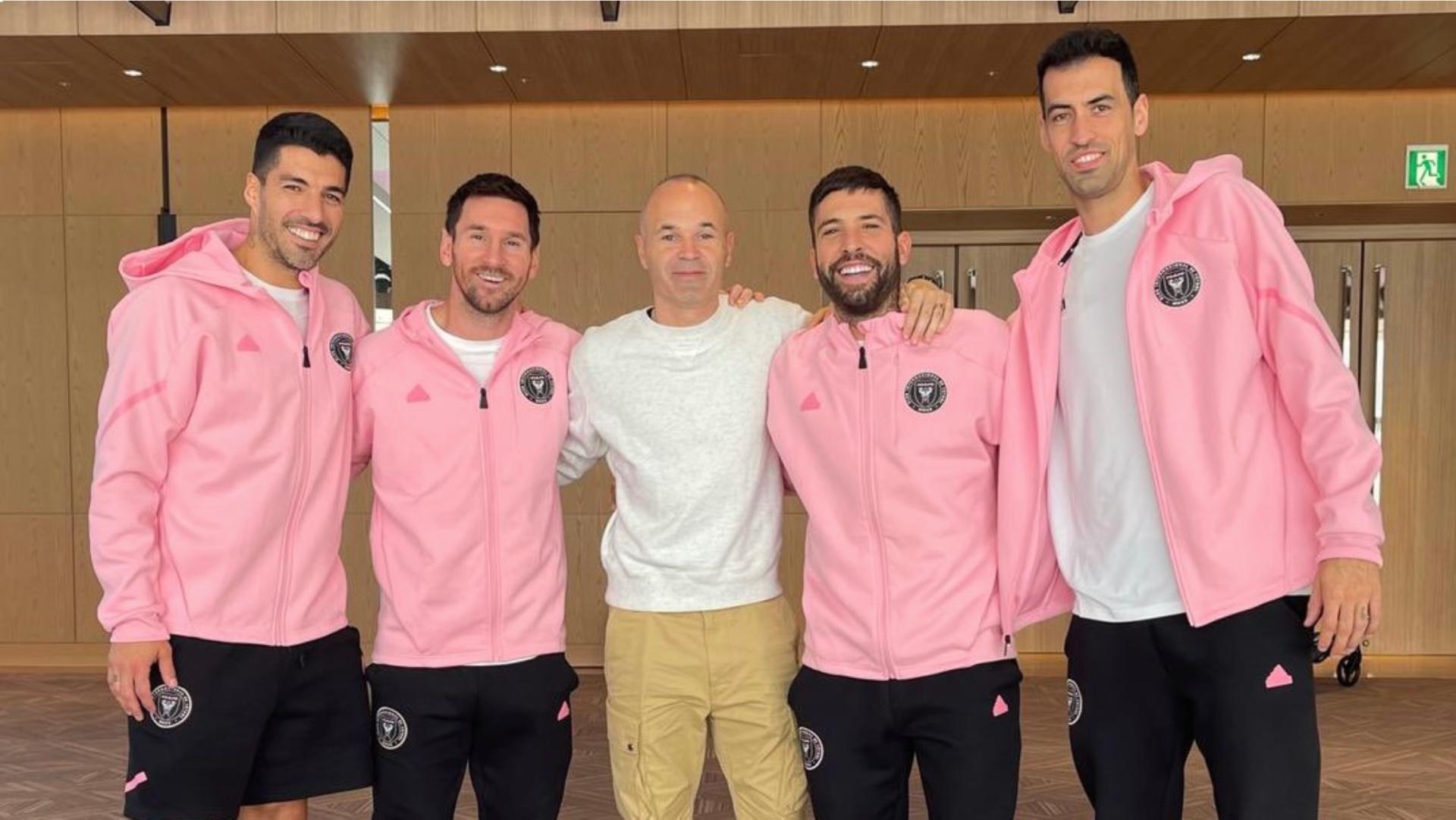 Inter Miami – El reencuentro del cuarteto Messi-Busquets-Alba-Suárez con Iniesta