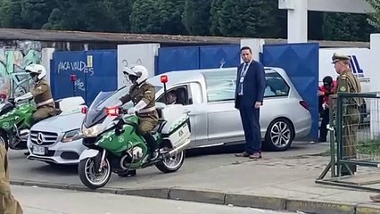 Corpo de Sebastián Piñera chega a Santiago