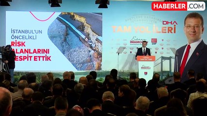 İmamoğlu, 'Afetlere Karşı Dayanıklı İstanbul' projesini tanıttı
