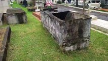 Restos mortais a céu aberto preocupam internautas no Cemitério Jardim da Saudade