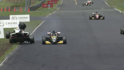 Formula Regional Oceania Championship 2024 Hampton Downs Race 2 Last Lap Xie Big Crash