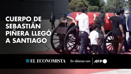 Cuerpo de Sebastián Piñera llegó a Santiago