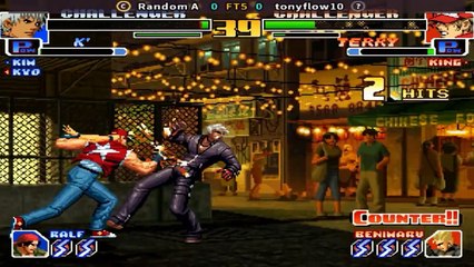 Random A vs tonyflow10 - KOF 99 - Anniversary Edition [Hack] -  FT5