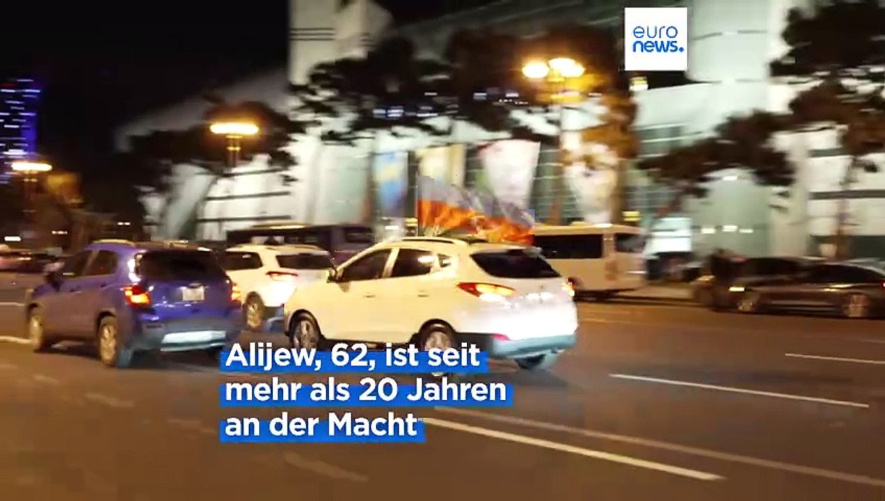 Präsidentschaftswahlen in Aserbaidschan: Alijew gewinnt mit 93,9 % - laut Hochrechnung