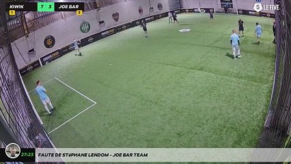 Faute de Stéphane LENDOM - JOE BAR TEAM