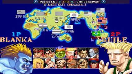 Perfect U vs CHNLoneWolf - Street Fighter II'_ Champion Edition -  FT3
