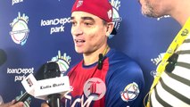 Jorge Martínez habla de sus expectativas como lanzador, en el juego contra Panamá