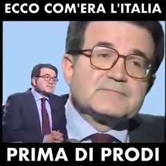 Prodi negli anni 90 svendeva l'Italia, oggi dà  la colpa ai defunti.